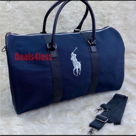 Polo Ralph Lauren Duffel Bag Weekender, Travel Bag, Gym Bag! - Picture 2 of 6
